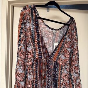 American Rag Multicolor Paisley Dress